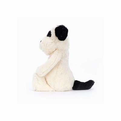 Jellycat Bashful Black & Cream Cachorro | LDJE-46271